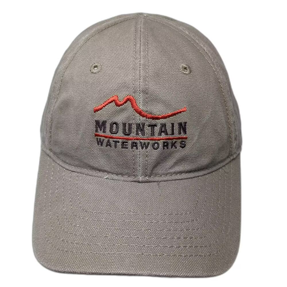 Dri-Duck Mountain Waterworks Baseball Cap Brown One Size Hat Strapback Cotton